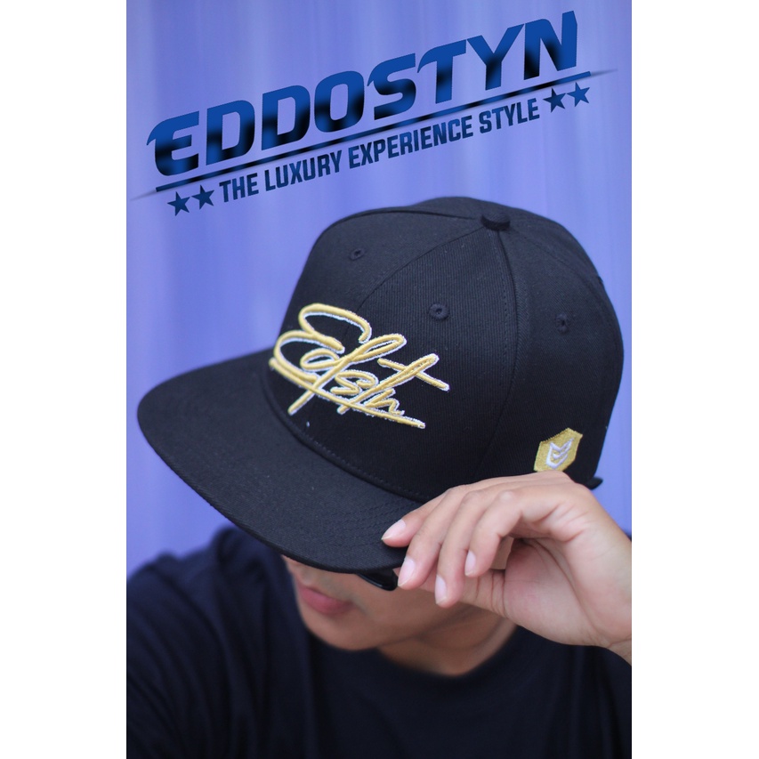 Topi Snapback/HIP HOP Premium Original Clothing EDSTN Unisex COD Full Black 006