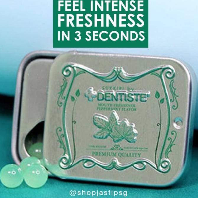 

Dentiste Sukkiri Love Mint 20 Pieces Permen Penghilang Bau Mulut Segar
