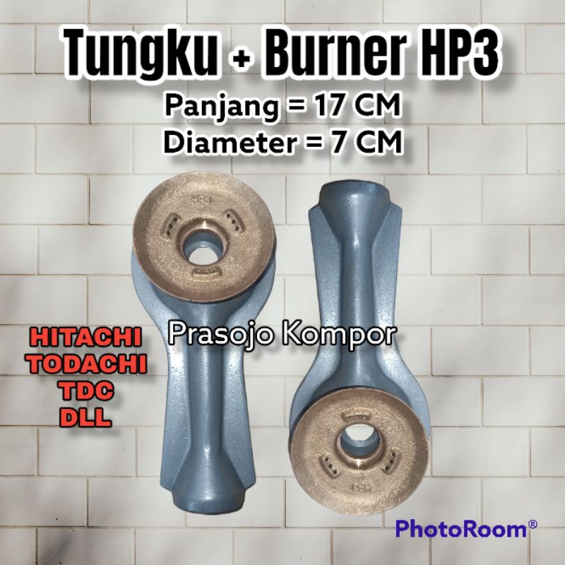 Set Cerobong Tungku + Burner HP3 Hitachi Todachi TDC