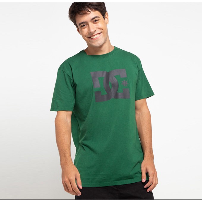 Kaos DC Shoes Star Tee Eden Green Black ORIGINAL