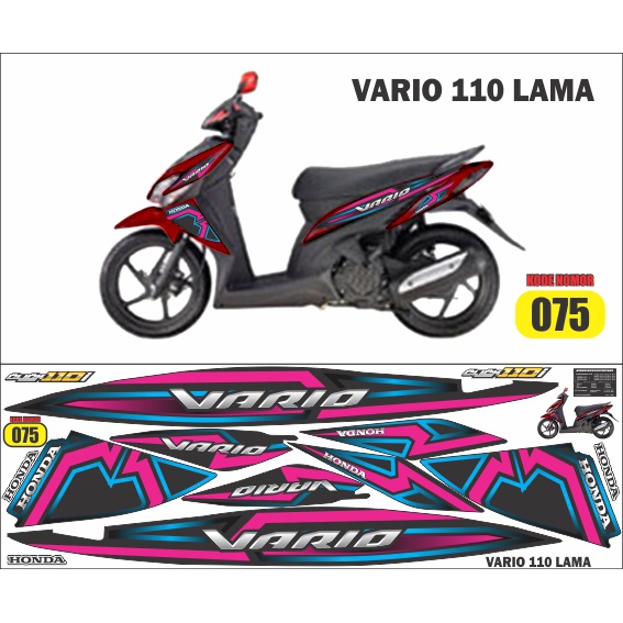 STRIPING VARIO LAMA / LAMA / STOCK DECAL ICON / STIKER VARIO 110 LAMA / STICKER VARIO 110 KARBU