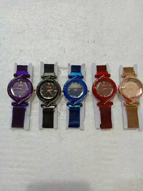 Terima Cod)JAm Tangan Wanita Oval Magnet (Terima Cod)