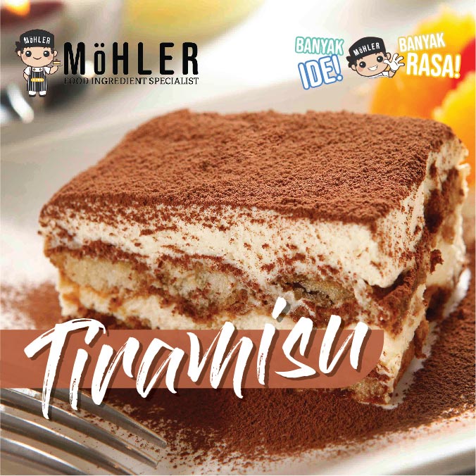 MOHLER Pasta perisa pewarna TIRAMISU (KLIK KOMBO HEMAT UNTUK BELI 1 GRATIS 1)