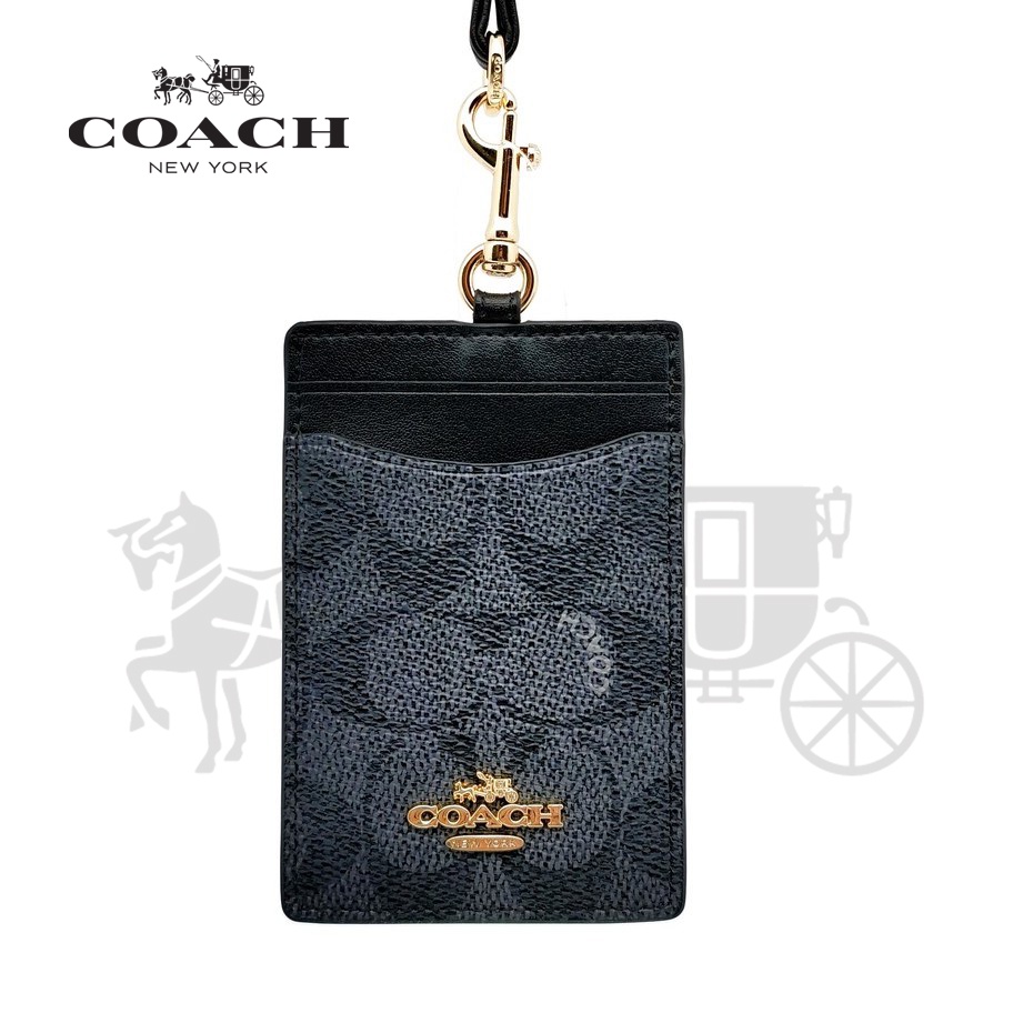 Jual Coach Lanyard Original Limited Edition Arrow Logo Metal Name Tag