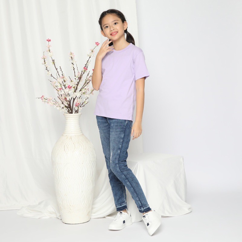 YARN &amp; SPINDLE  Kaos Polos Anak Kids Cotton Combed 30s