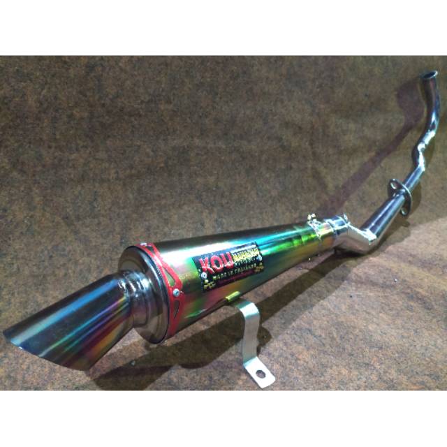 Knalpot Racing KOU Mahachai Pelangi Vario 110 techno/125/150