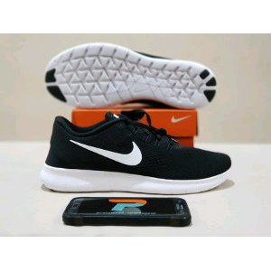 SIZE 42   ORIGINAL ASLI NIKE FREE RN RUN 2017 HITAM SEPATU LARI RUNNING Not zoom pegasus vomero win