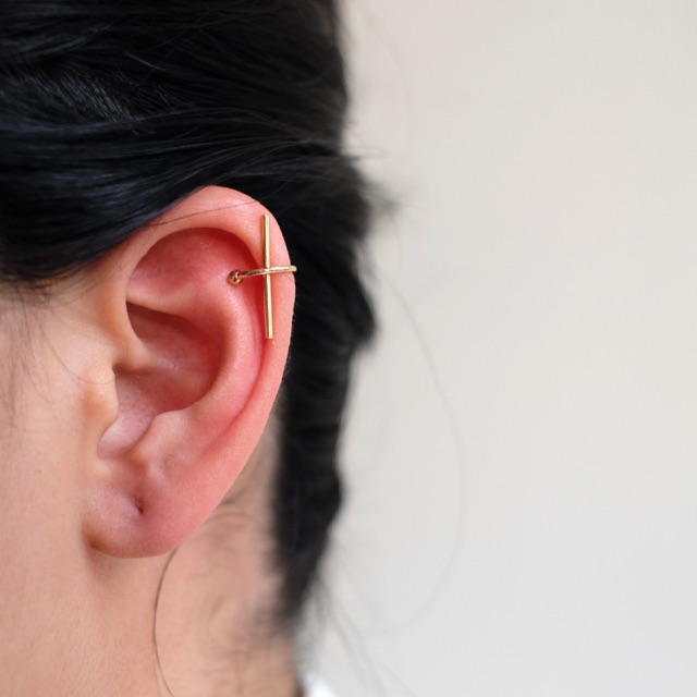 Axel earcuff 1 pc (gold,silver,black)