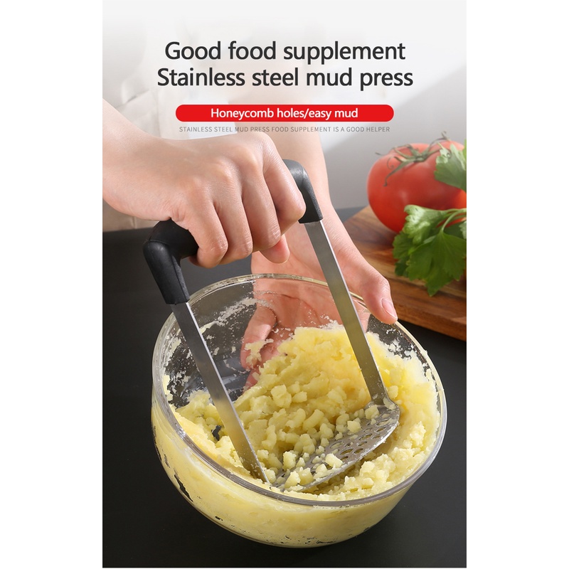 Alat Penumbuk Kentang / Buah Bahan Stainless Steel