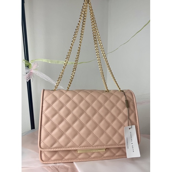 (REAL PIC) CK Quilted Shoulder Bag