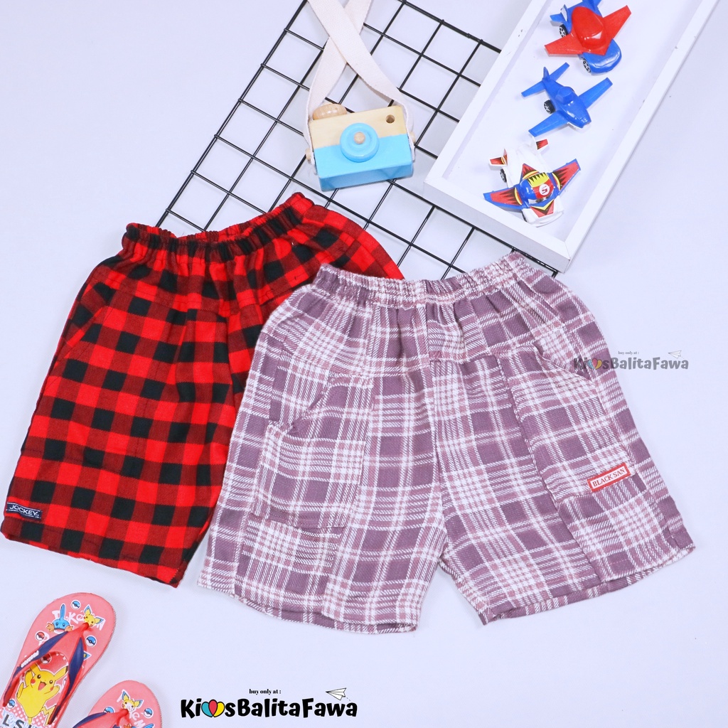 Celana Hawai uk 1-2 Tahun / Celana Pendek Anak Pants Main Harian Murah Bahan Katun Adem