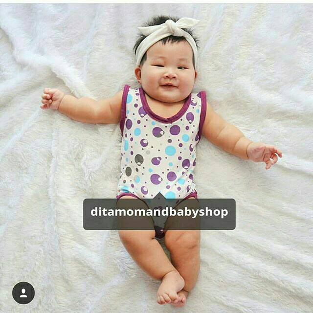 HARGA SATUAN Singlet Jumper Dita Kaos bayi singlet anak Murah Grosir Kirim Bandung Kaos kutang baju