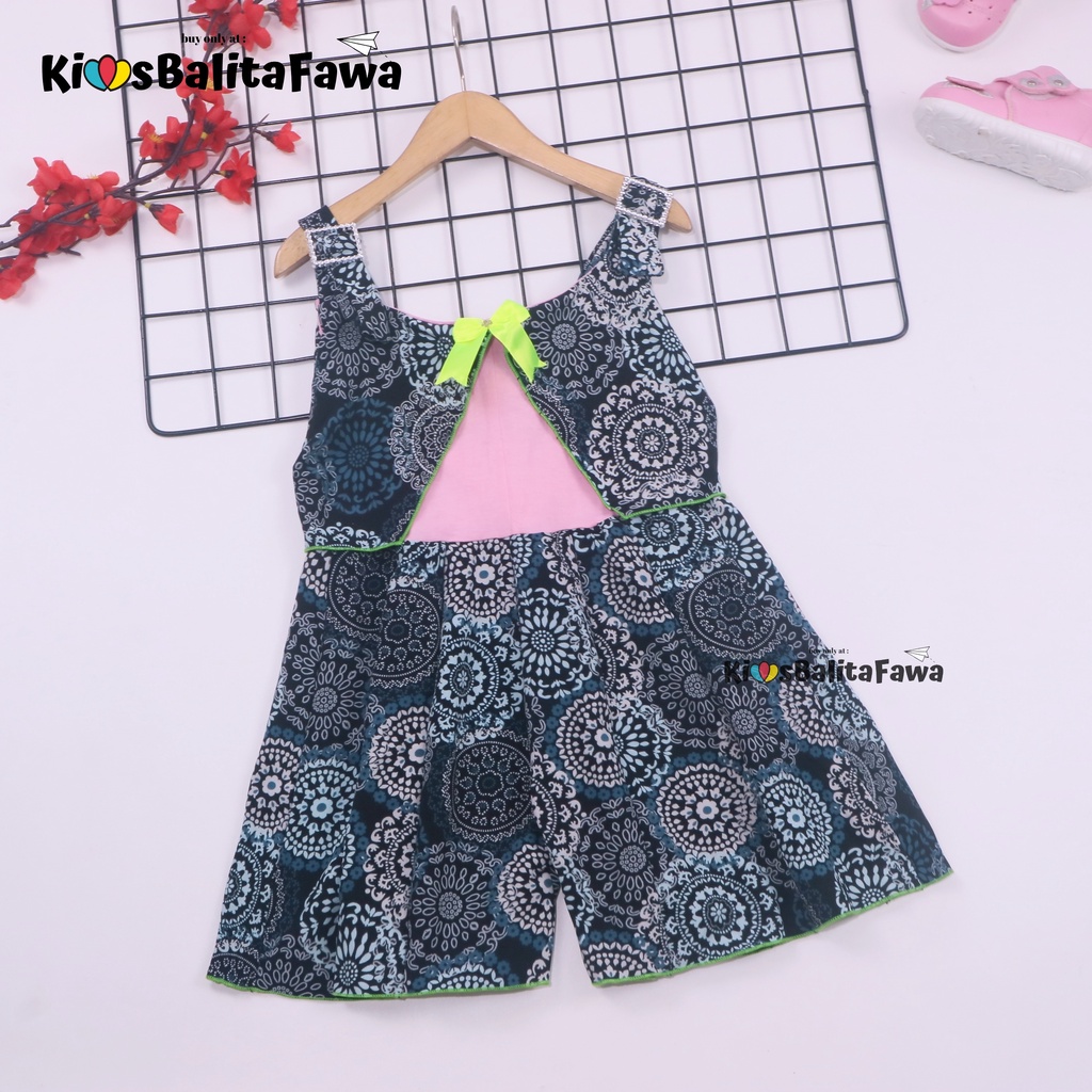 Overall Jessy uk 1-4 Tahun / Dres Anak Perempuan Baju Kensi Cewek Bahan Katun Adem Gaun Import Murah