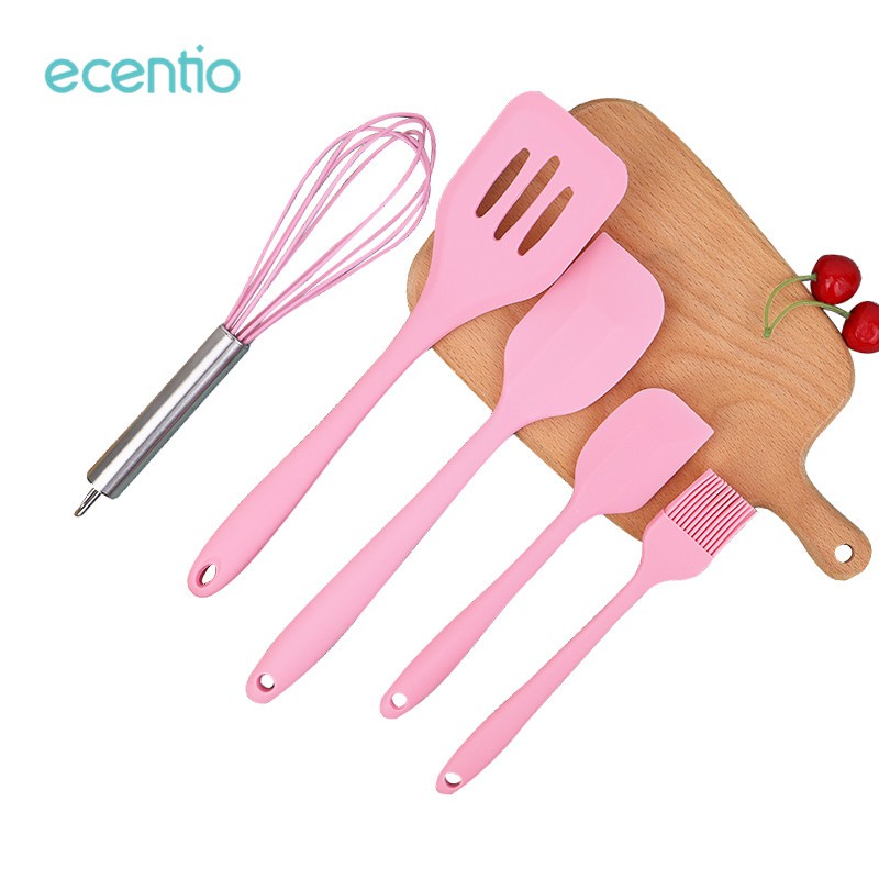 

Ecentio peralatan masak sutil spatula set 5pcs