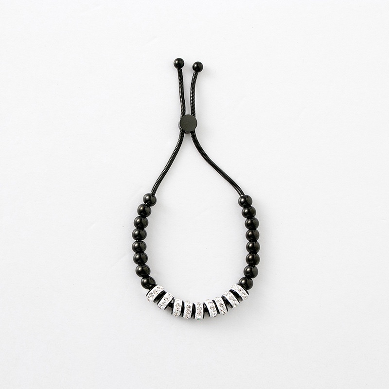 Gelang serut ring zircon full titanium anti karat korea fashion - ercassia