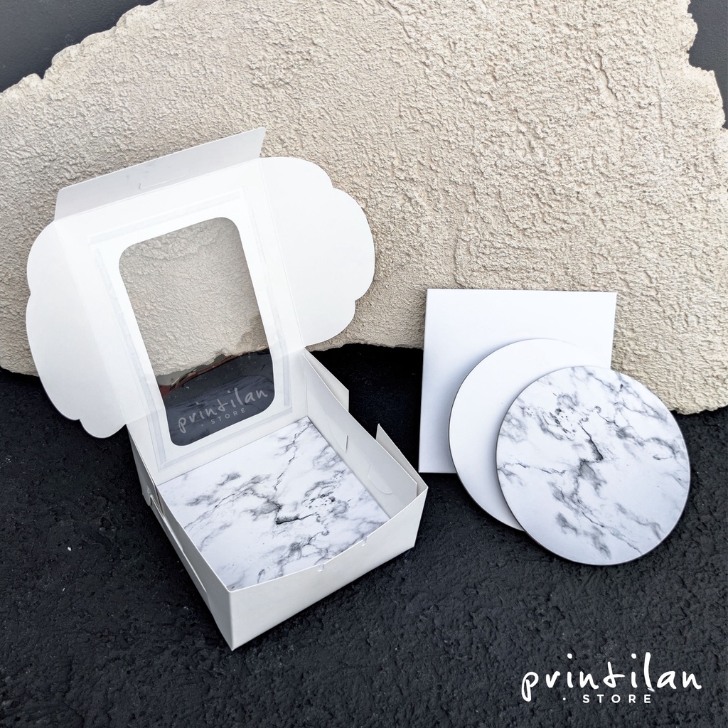 

Promo 7.7 [15x15x8 cm] WOW Infinity PUTIH / CAKE BOX / Dus Kue