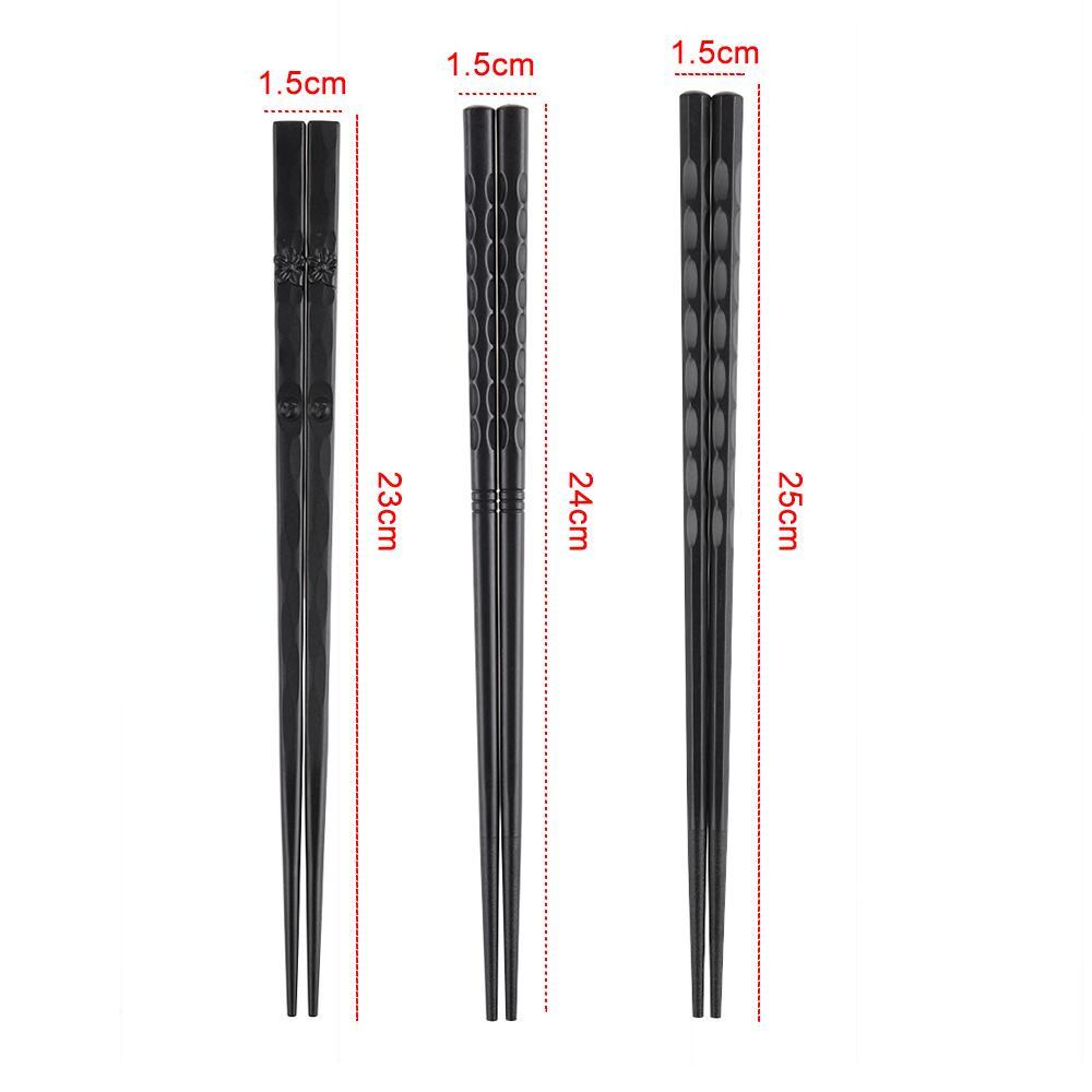 Solighter 1pasang Sumpit Sushi Sumpit Portable Baru Non-slip