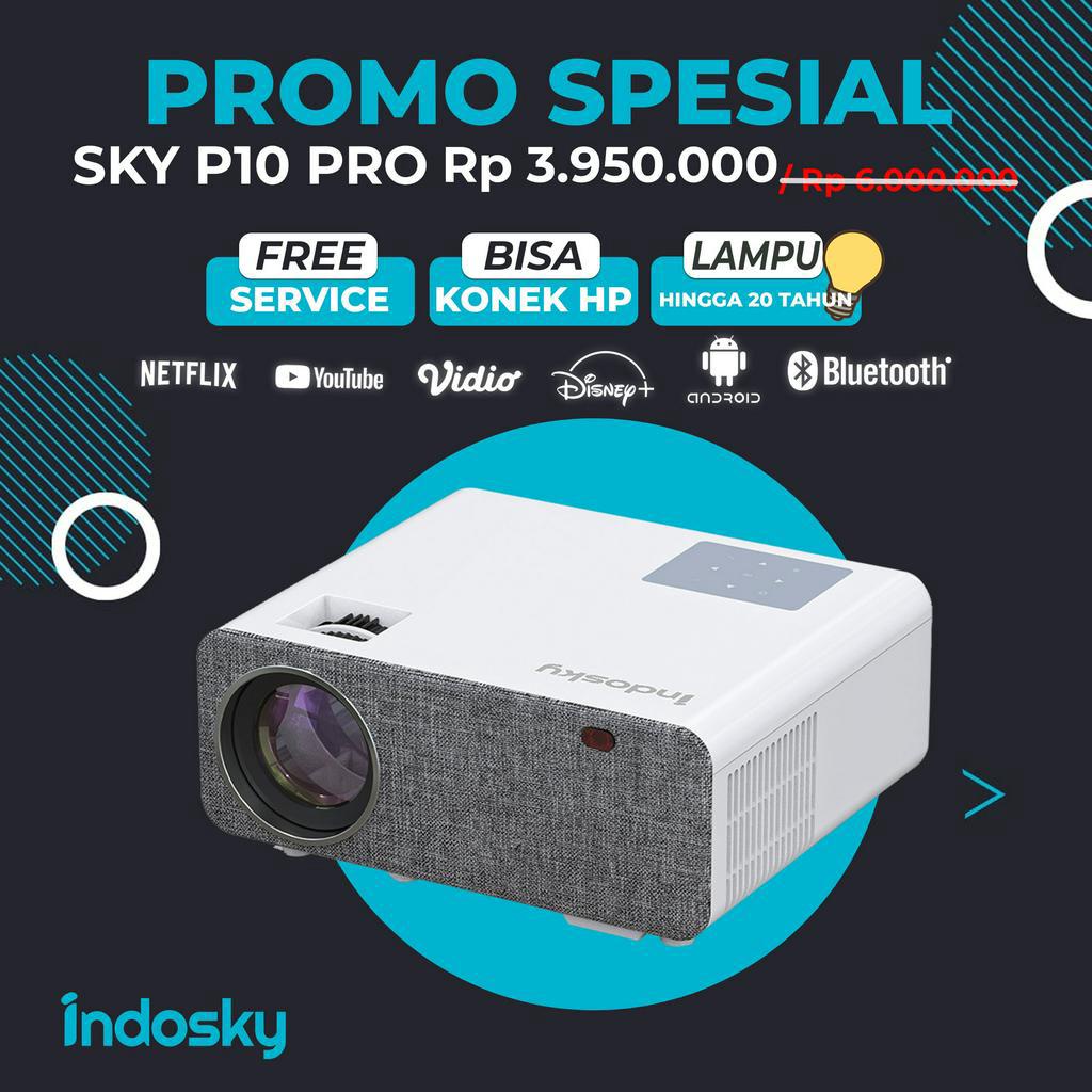 Indosky Projector - Proyektor Indosky Sky P10