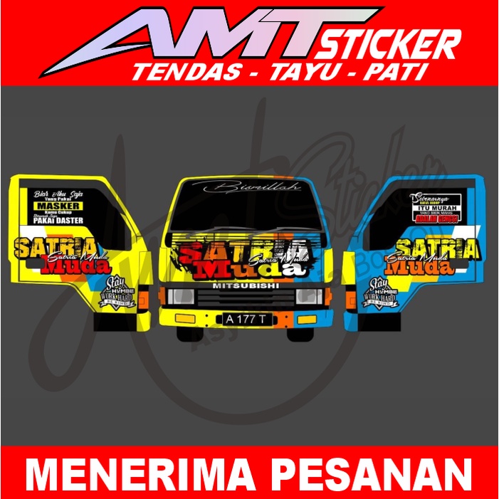 [Termurah] Stiker Decal Full Body Cabin Truk Ragasa Stiker Full Ragasa Stiker Truk