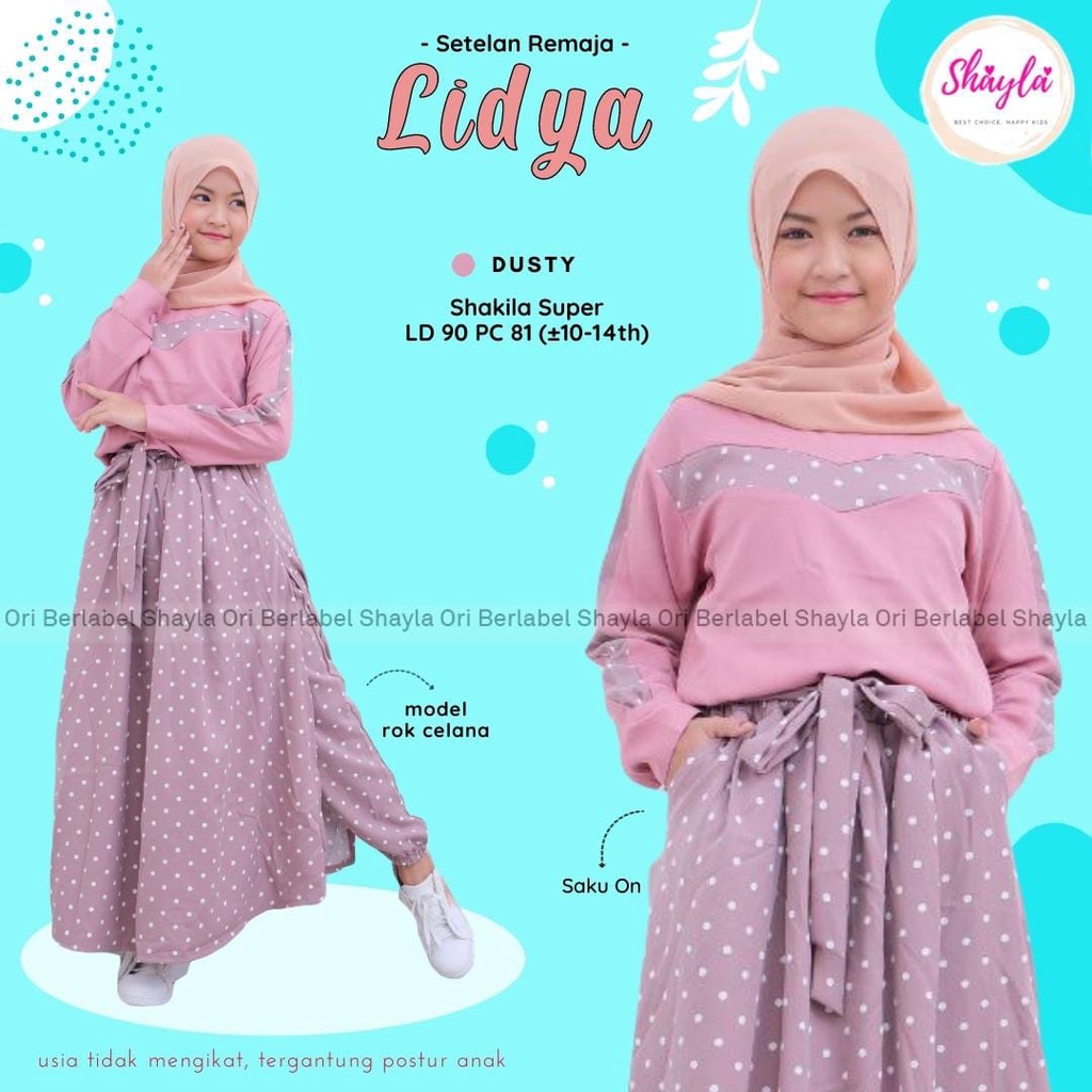 Baju Remaja Perempuan Setelan Anak Remaja Tanggung Perempuan Set Rok Celana Anak Kekinian Terbaru