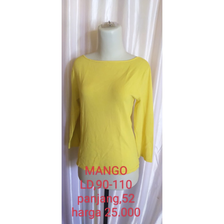 RAJUT KUNING / RAJUT BRANDED /RAJUT BAGUS / BAJU WANITA / KAOS KUNING /KAOS BRANDED