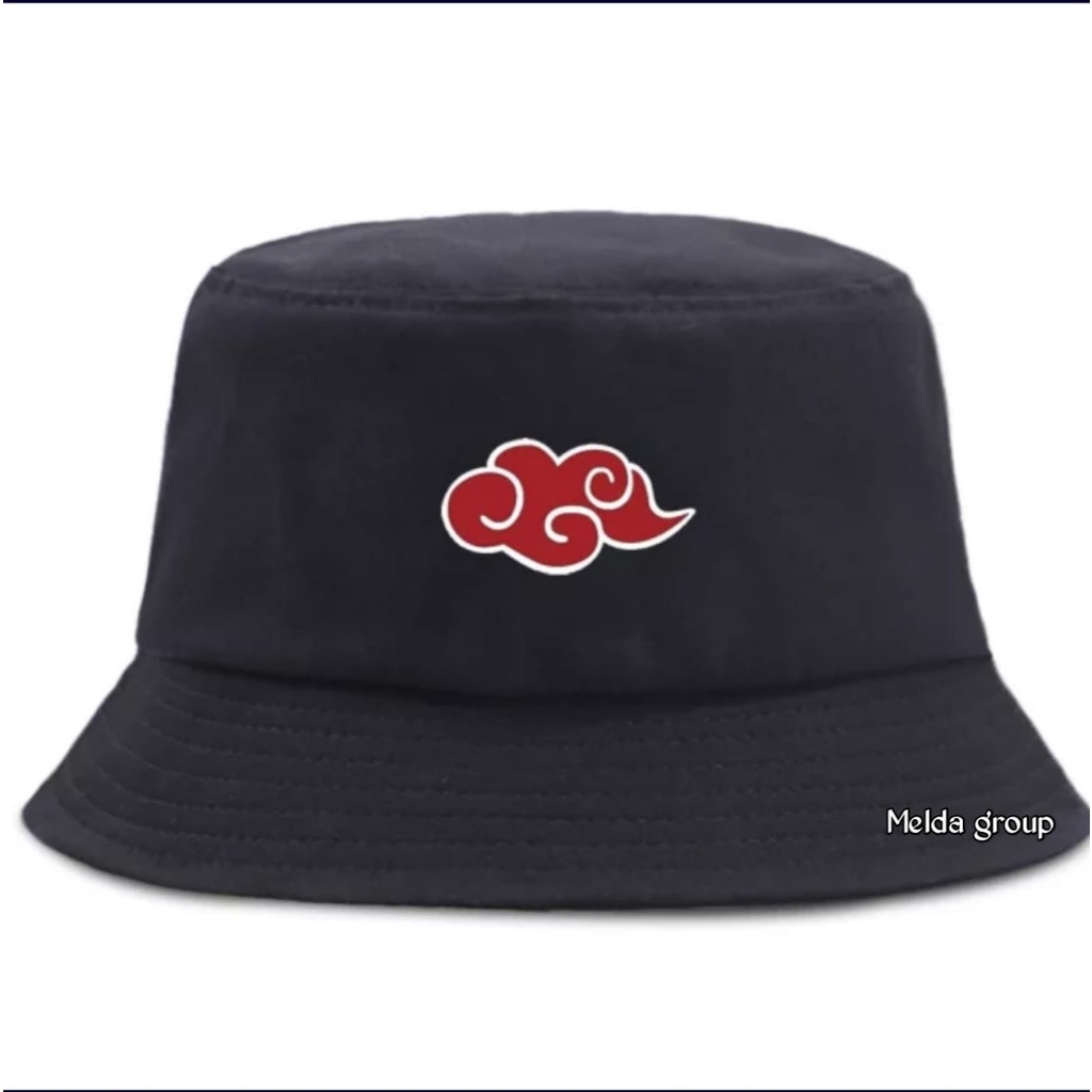 Topi Bucket Hat Anime Akatsuki Bucket Anime Naruto Kekinian