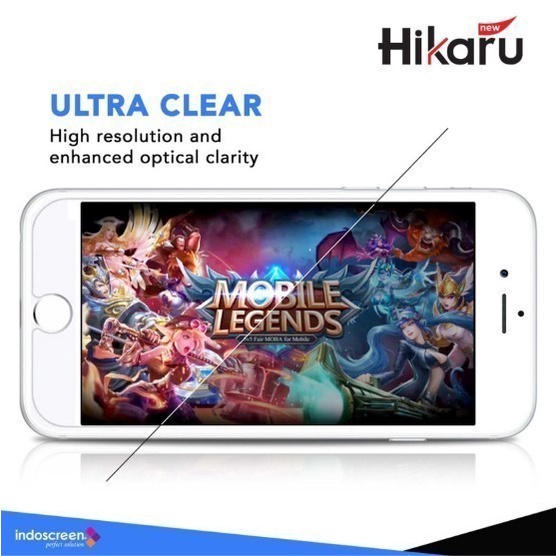 Vivo Y01 Y15S Hikaru Premium Tempered Glass Anti Gores Kaca Bening White_Cell