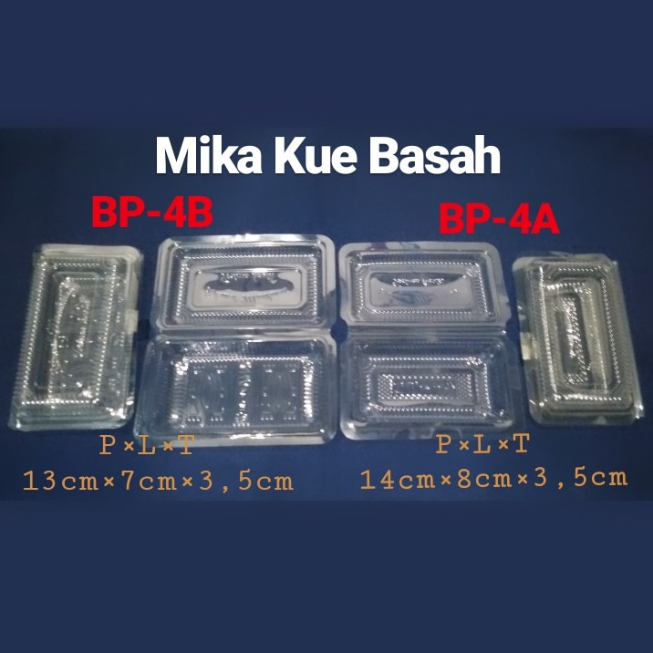 Mika Kue Basah BP-4A,BP-4B  ISI 100pcs-Varian