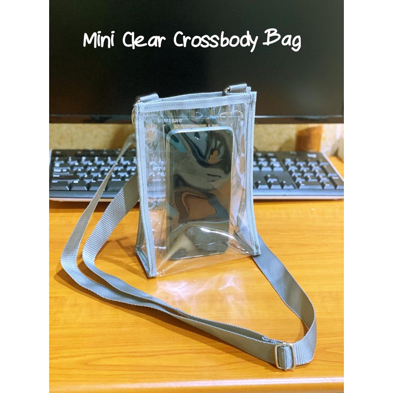 Fawn'G Handmade - Mini Clear Crossbody Bag / Tas slempang PVC sling Bag