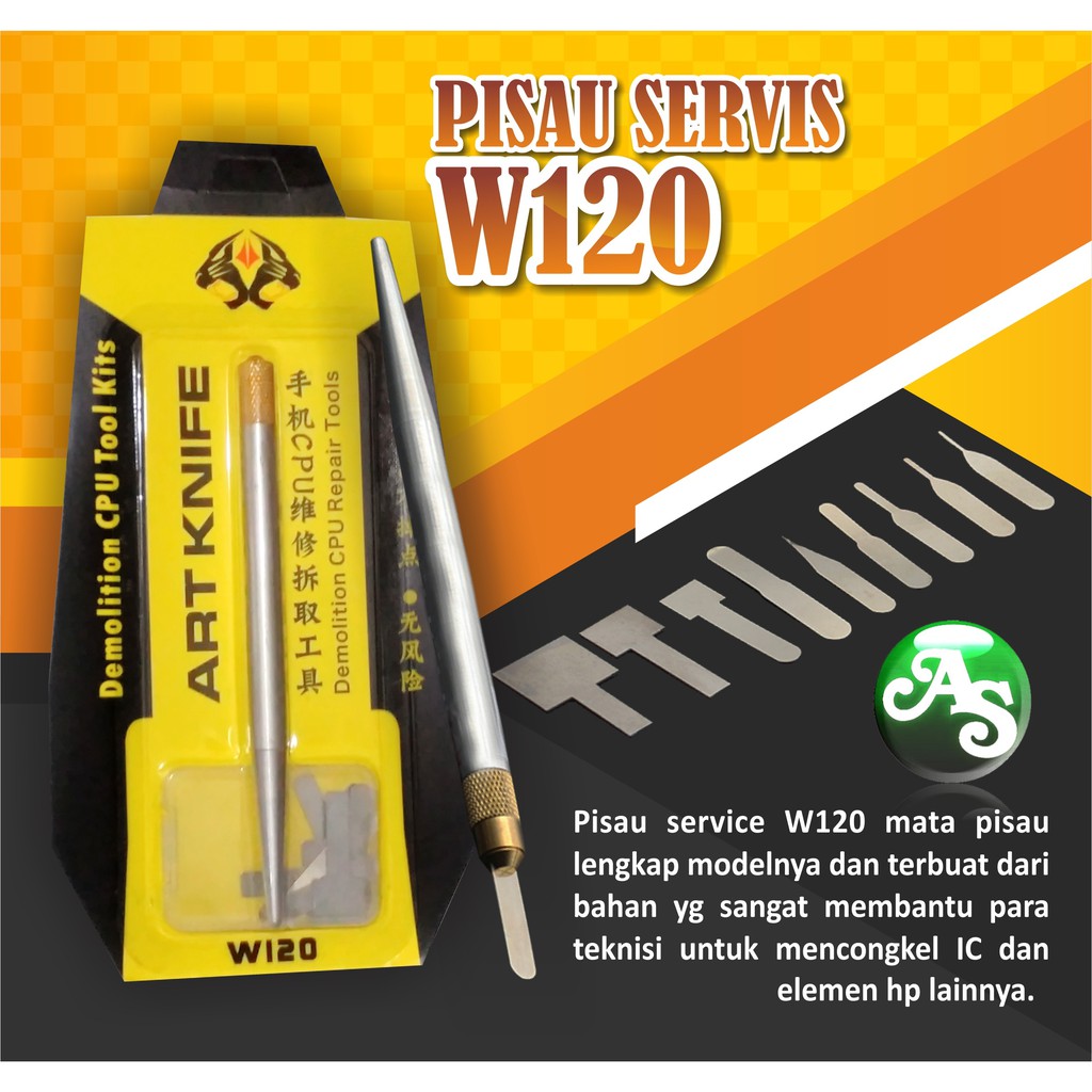 PISAU SERVIS W120 PISAU SERVIS HP MURAH PISAU IC