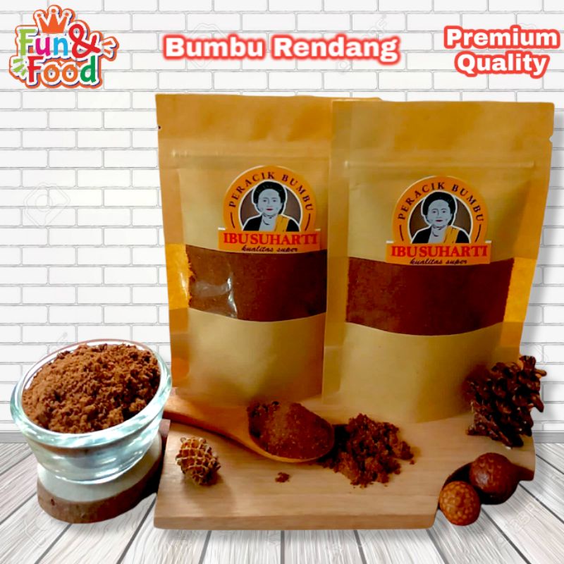 

IBU SUHARTI - Rempah Bumbu Rendang Special Asli Minang Rendang Powder Kualitas Premium