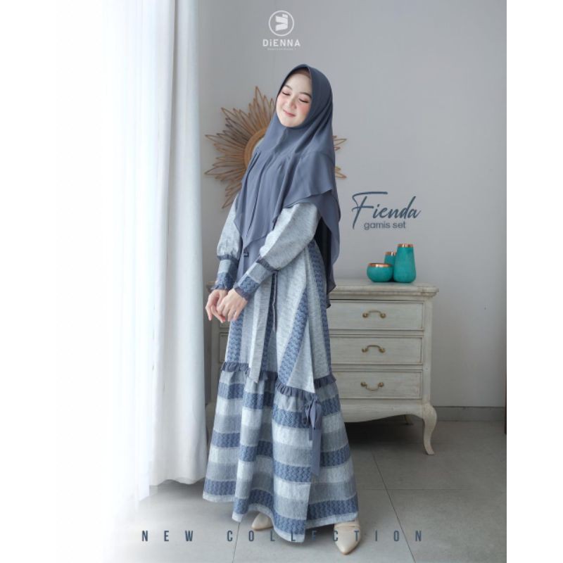 FIENDA SERIES GAMIS SET SYARI ORI DIENNA GAMIS