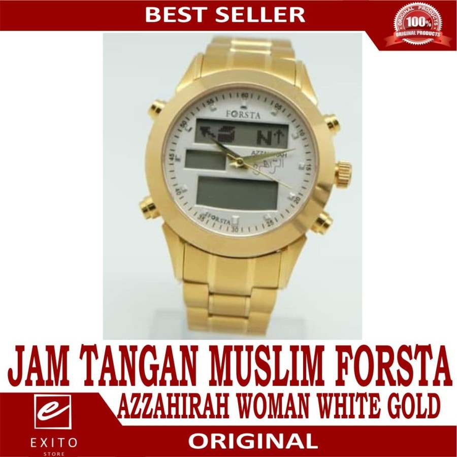 Jam Tangan Forsta Azzahirah White Gold Woman