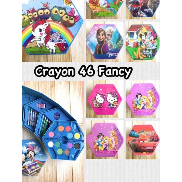 

Crayon Box Set 46 Pcs - PRINCESS