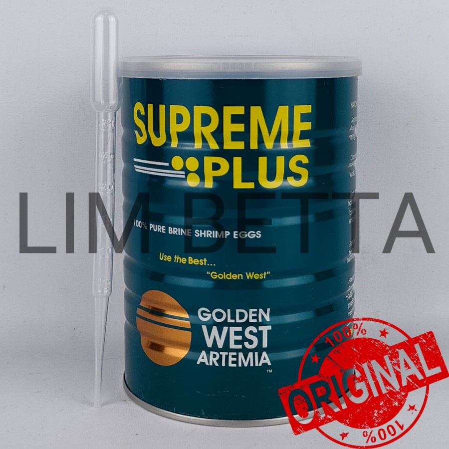 ( BONUS PIPET &amp; TUTUP ) Artemia Supreme Plus 425 gram / Supreme Plus