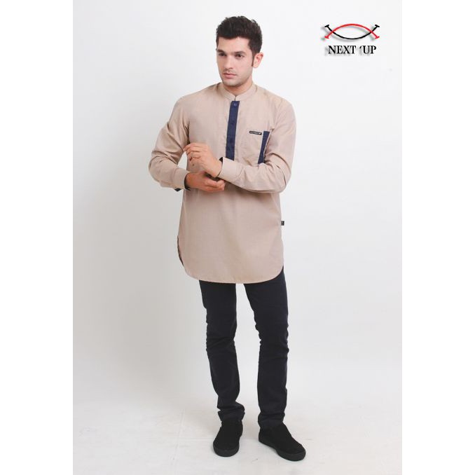 Baju Koko Pria Muslim Lengan Panjang Baju Koko Original NEXTUP1200