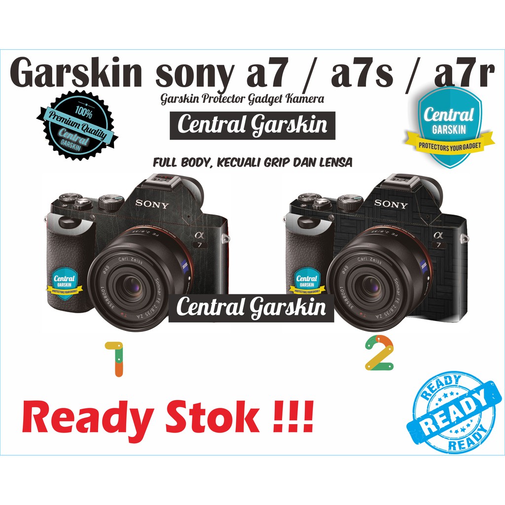 Garskin Kamera Sony a7 a7r a7s - Motif Kulit