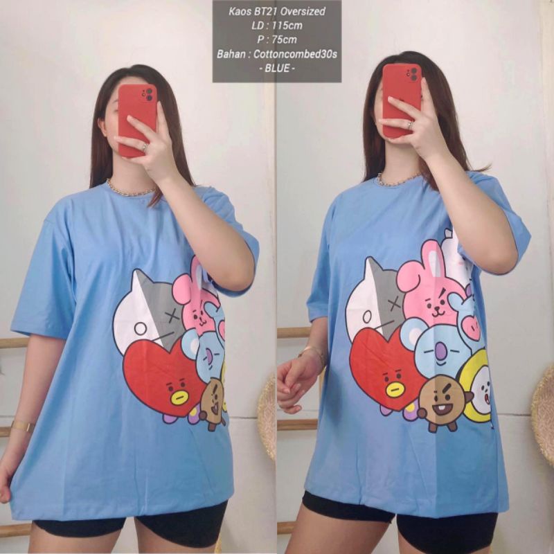 Kaos BT21 Oversized