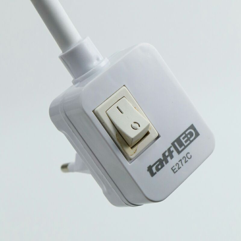 Fitting Lampu Wall Socket Lamp Holder EU E27 25 Cm e272c White