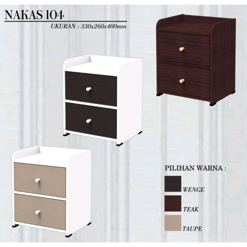 MEJA NAKAS KECIL BED SIDE TABLE LACI SERBAGUNA MEJA SAMPING