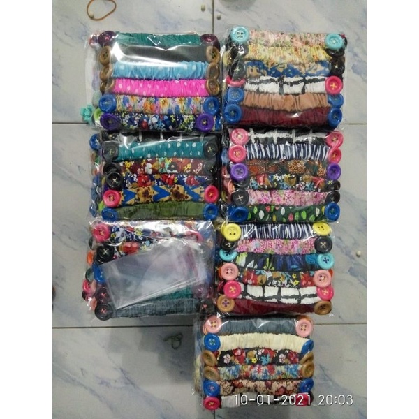 Konektor Masker / Tali Penyambung Masker Hijab motif