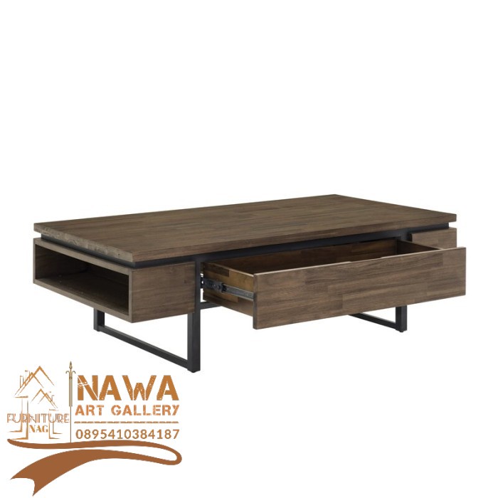 SHOAF | Meja Kopi Sled Jati FJL Mix Industrial - Coffee Table