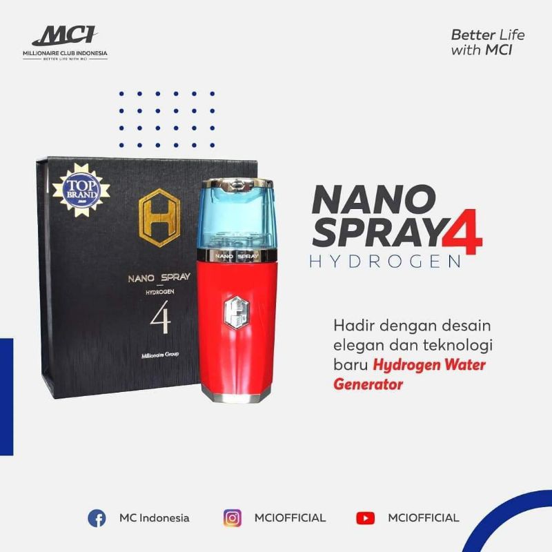 nano spray v4 original mci mgi   merah
