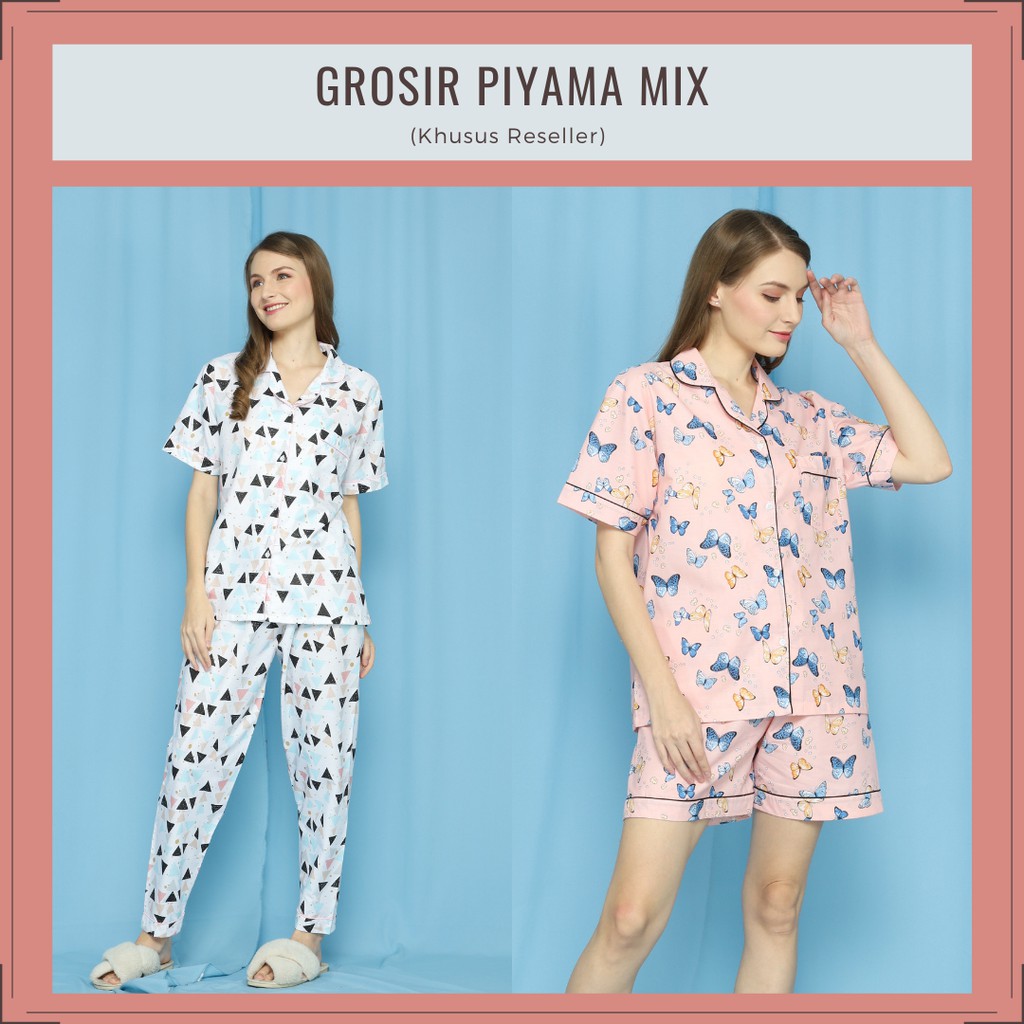 Grosir Setelan Piyama Wanita / Baju Tidur (Reseller)