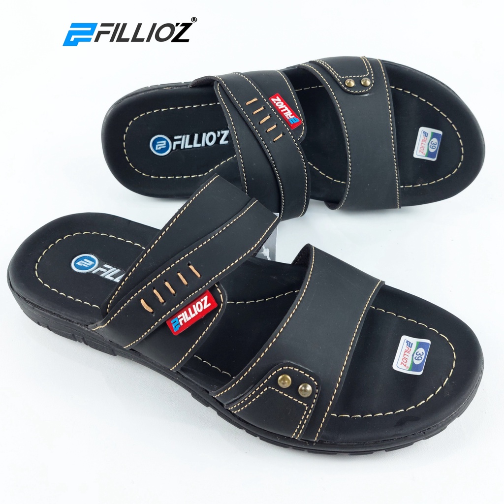 Fillioz Michael Sendal Cowok / Sandal Pria Casual Original Kulit Tahan Air Terbaru