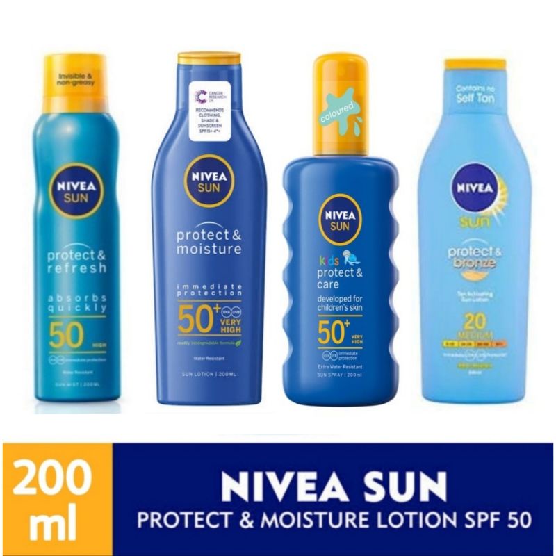 NIVEA Sun lotion Protect &amp; Moisture  SPF 50 - 200 ml