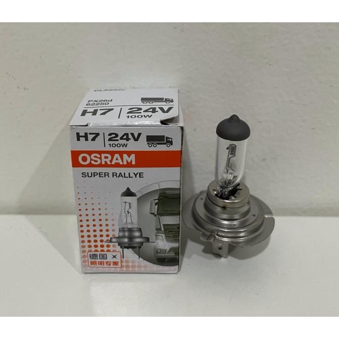 Lampu Halogen Osram H7 24V 100W