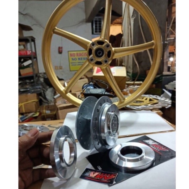 SPICER adaptor piringan cakram SPICER spacer polos PNP tromol depan JUPITER Z Yamaha rk king adaptor