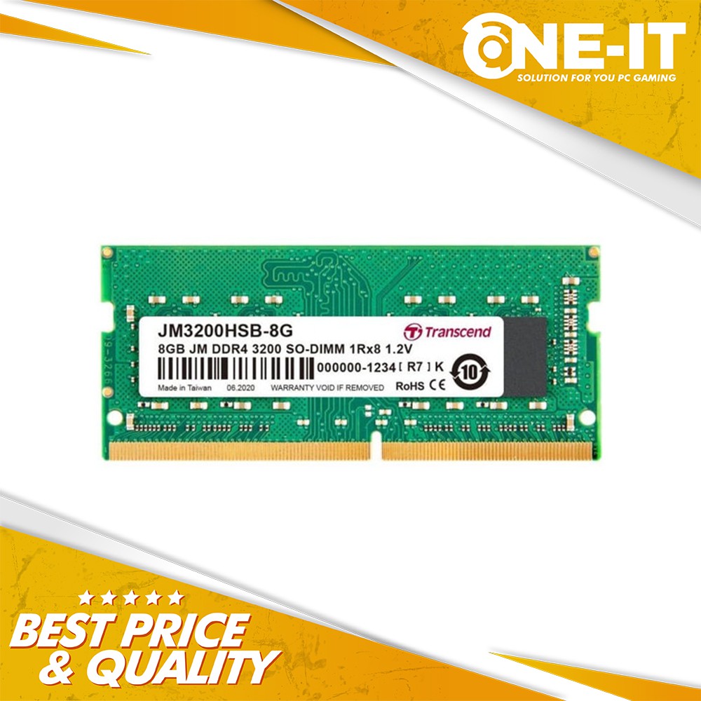 Ram Transcend JetRam JM3200HSB-8G 3200 8GB SO-DIMM DDR4