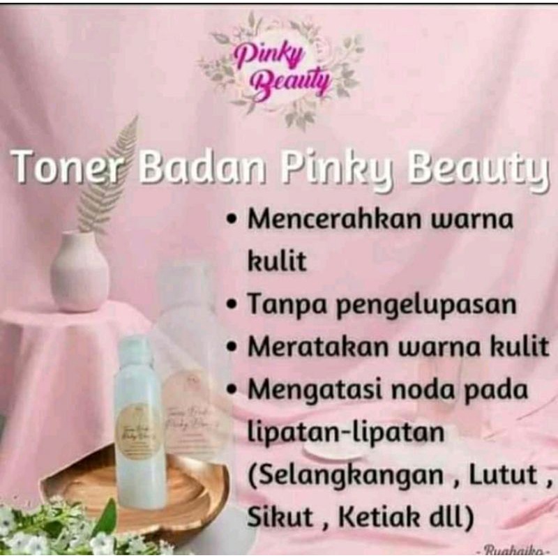 toner badan pinky beauty